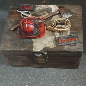 Firefighter Themed Decorative Box